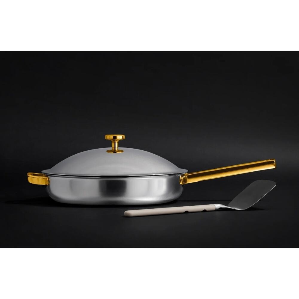 Our Place 3pc Titanium 10.5" Always Pan Pro w/ Gold Color